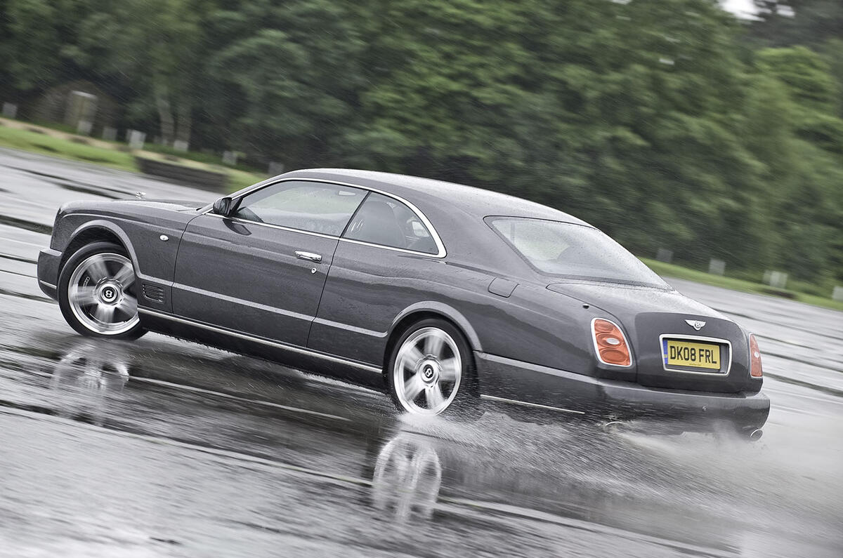Bentley Brooklands rear three quarter drifting Bentley Brooklands rear three quarter drifting