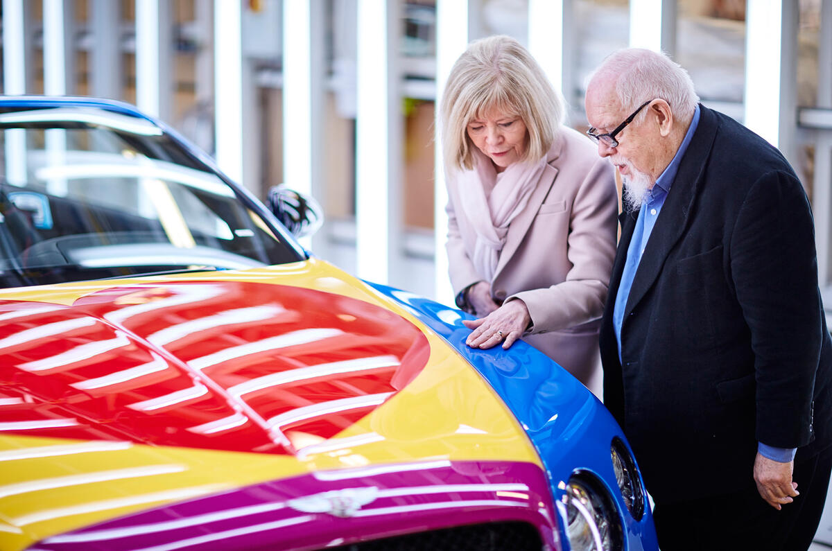 Sir Peter Blake’s Bentley Continental GT art car