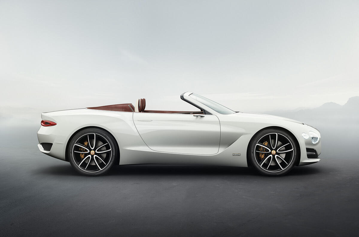Electric Bentley EXP12 Speed 6e roadster revealed in Geneva