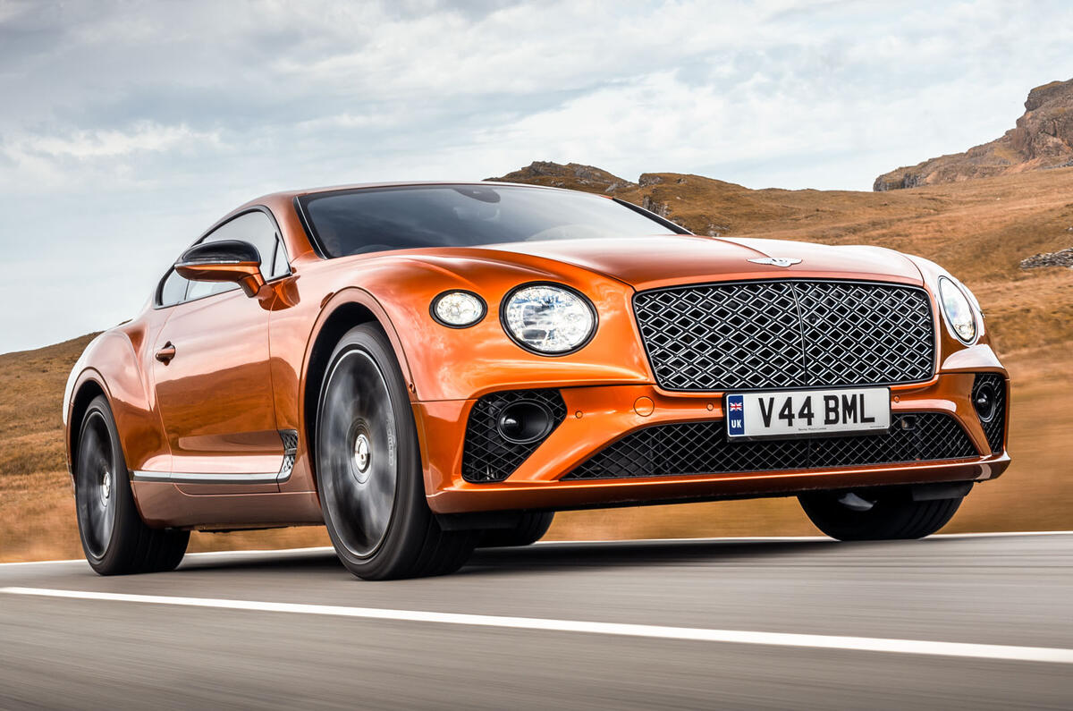 Bentley Continental GT Mulliner W12 front three quarters tracking 1 Bentley Continental GT Mulliner W12 front three quarters tracking 1