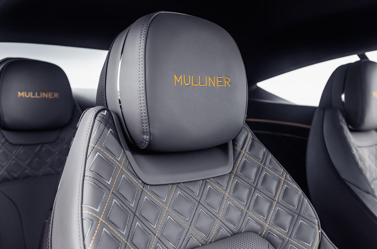 Bentley Continental GT Mulliner W12 headrest 11 Bentley Continental GT Mulliner W12 headrest 11