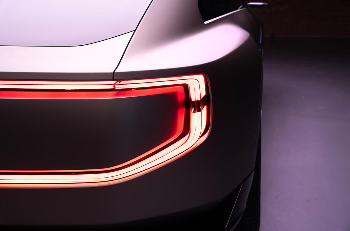 Bentley EXP 15 concept rear light detail Bentley EXP 15 concept rear light detail