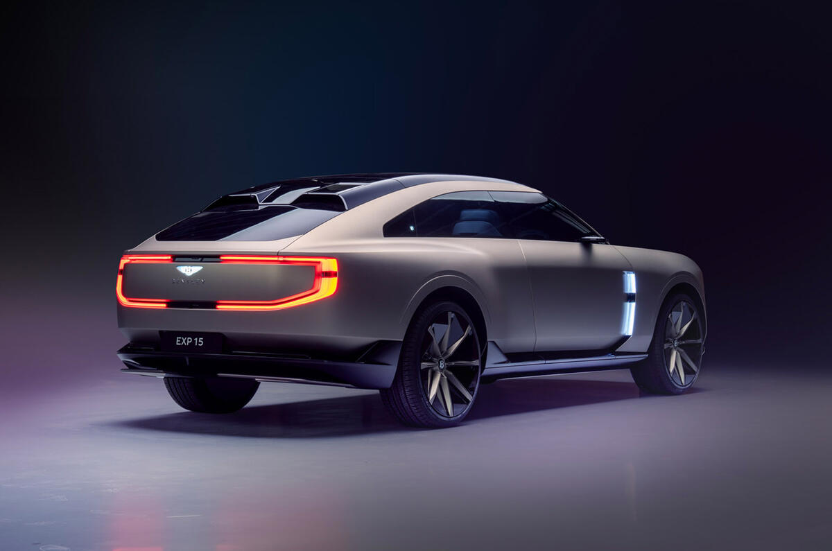 Bentley EXP 15 concept rear quarter Bentley EXP 15 concept rear quarter