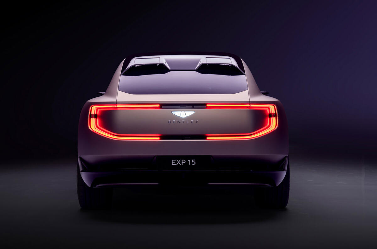Bentley EXP 15 concept rear Bentley EXP 15 concept rear