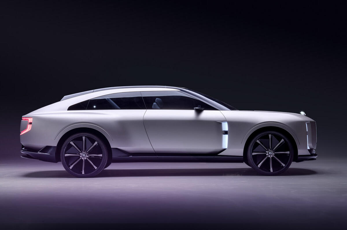 Bentley EXP 15 concept side Bentley EXP 15 concept side
