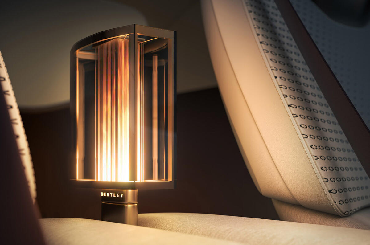 Bentley EXP 15 interior detail lamp Bentley EXP 15 interior detail lamp