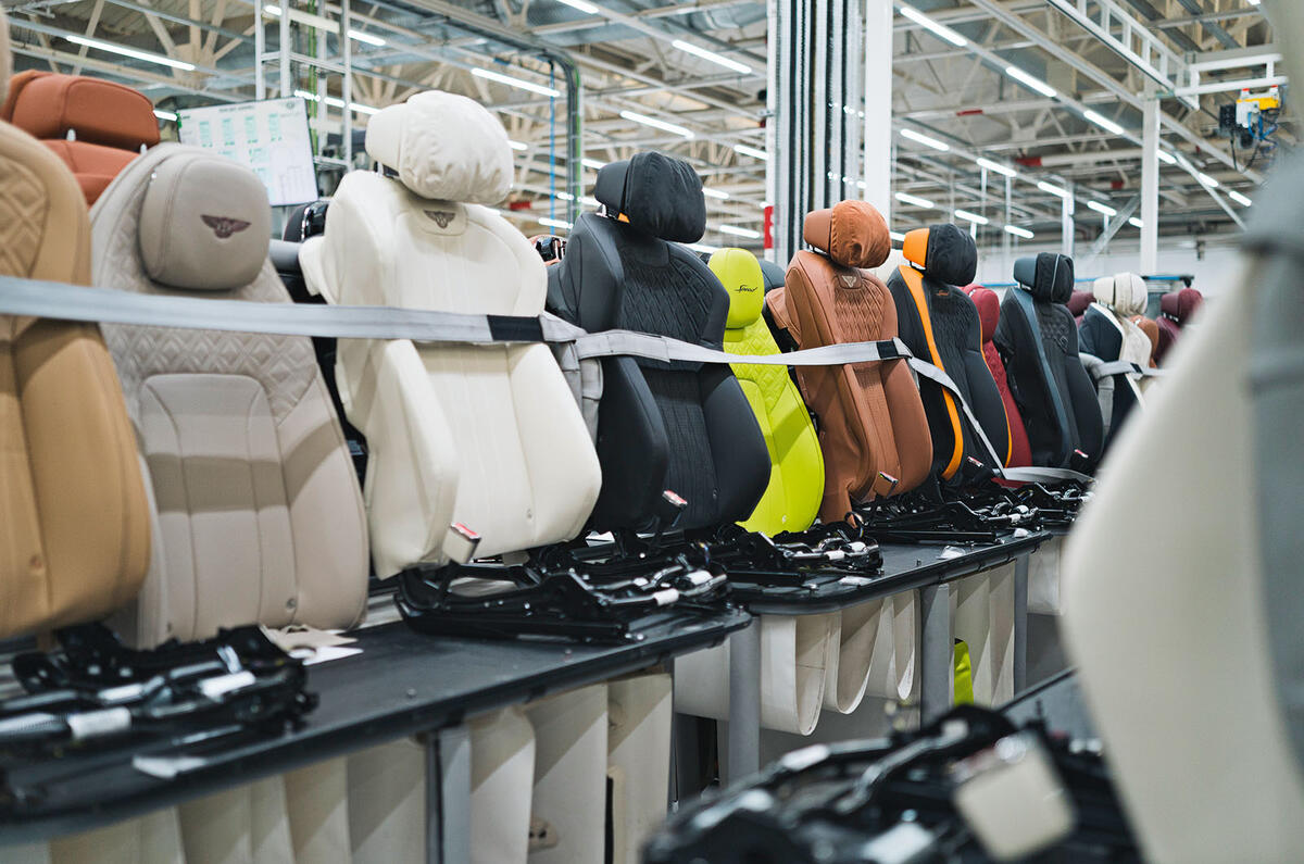 Bentley feature seats Bentley feature seats