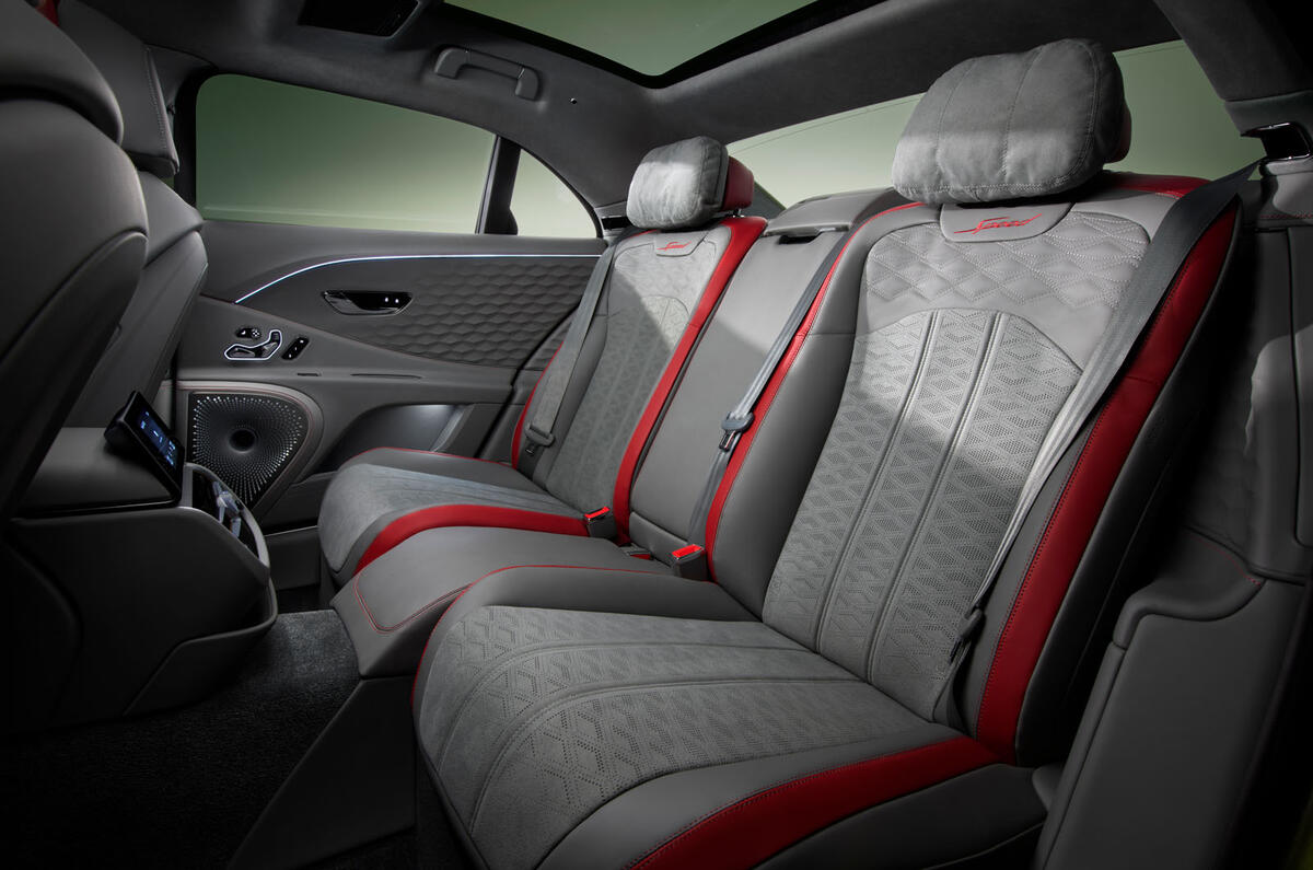 Bentley Flying Spur rear seats Bentley Flying Spur rear seats
