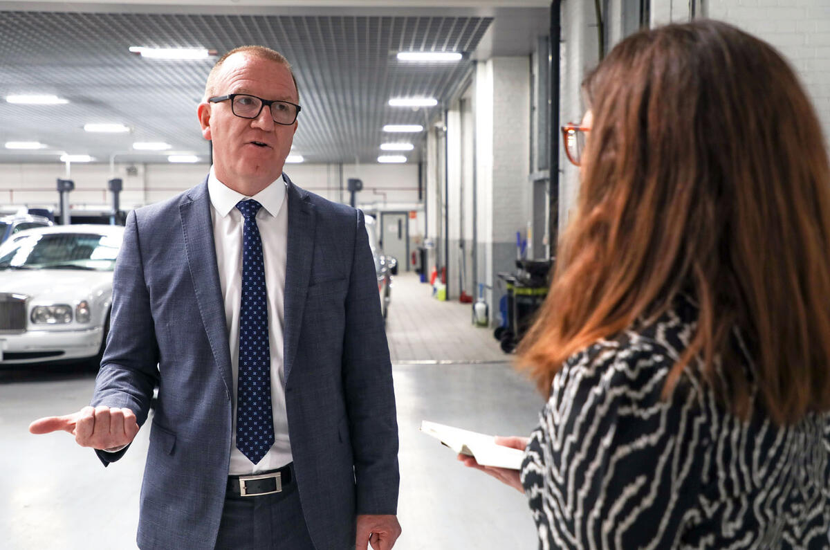 Autocar visits Jack Barclay Bentley in London