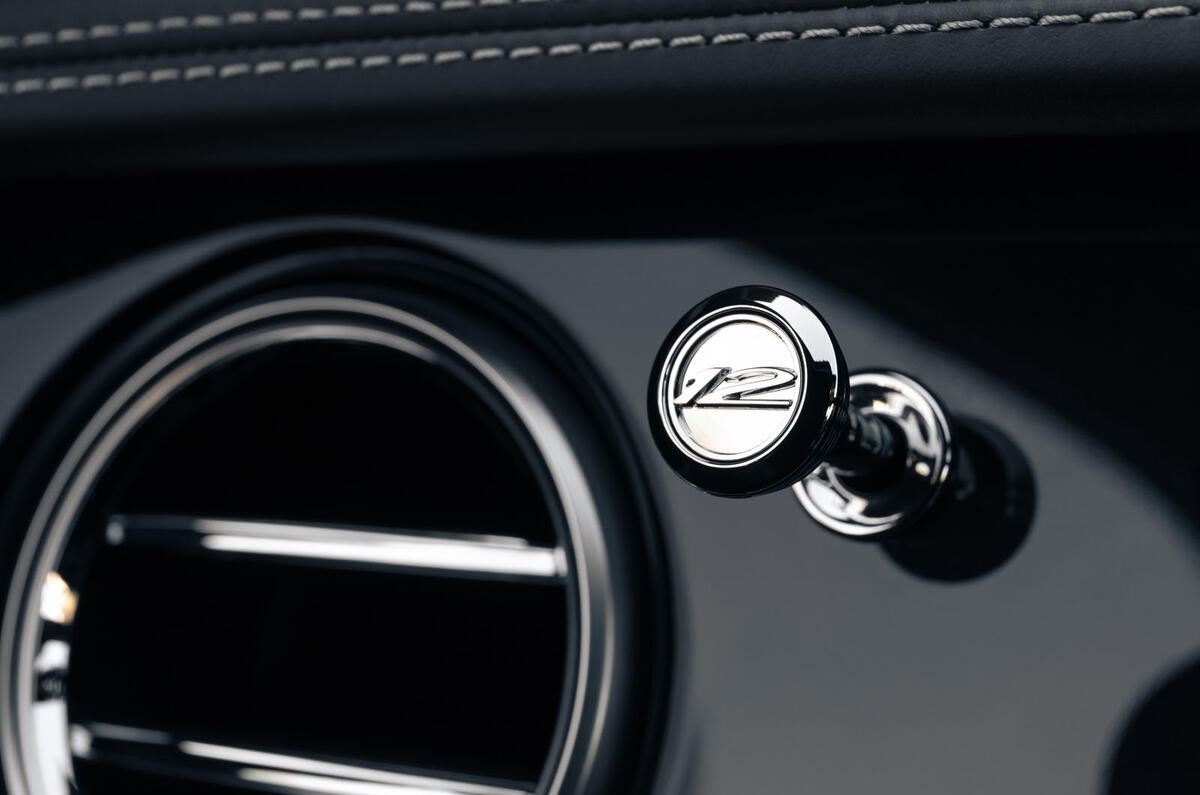 Bentley Speed Edition 12 Flying Spur dashboard detail
