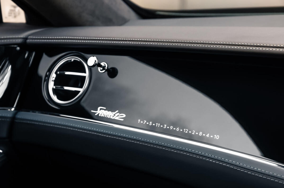 Bentley Speed Edition 12 Flying Spur dashboard