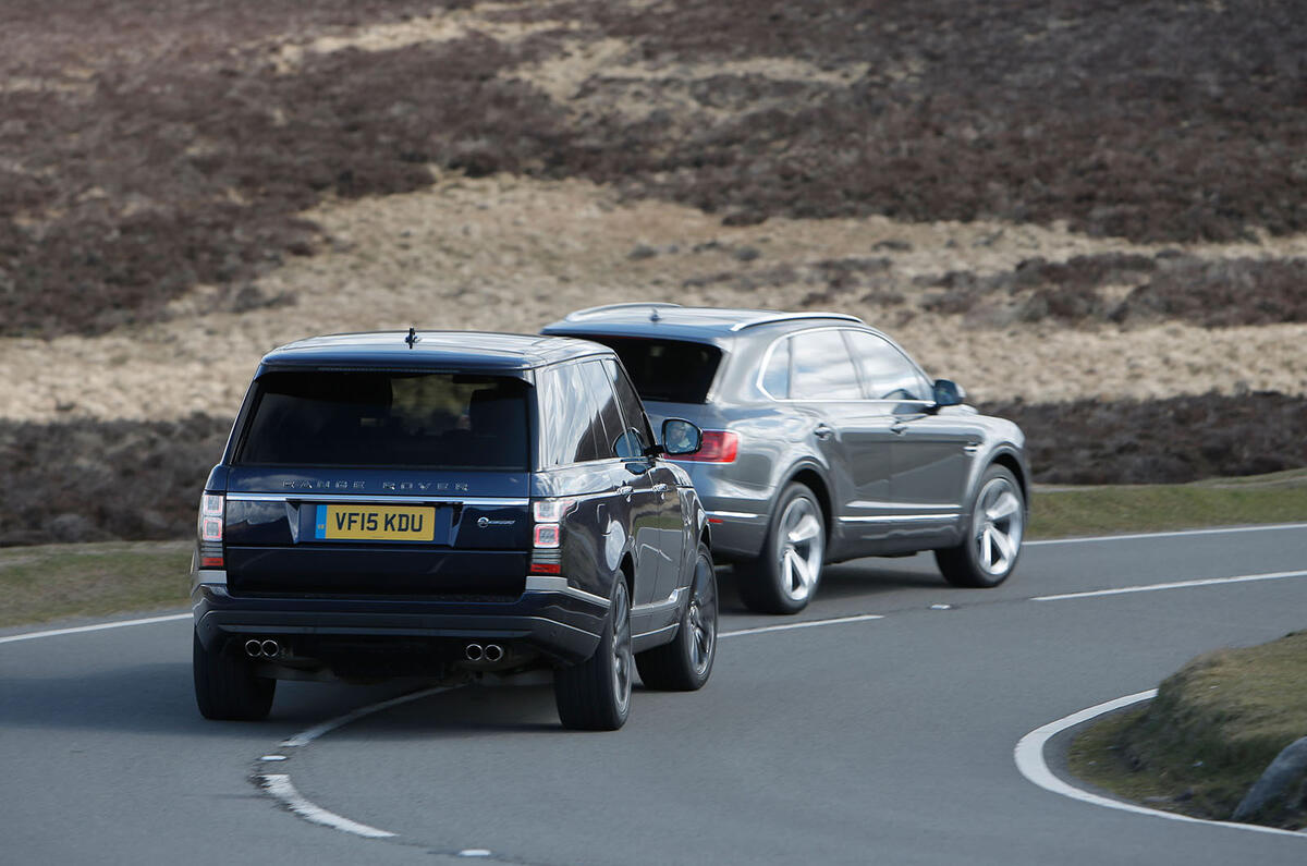 Bentley Bentayga vs Range Rover