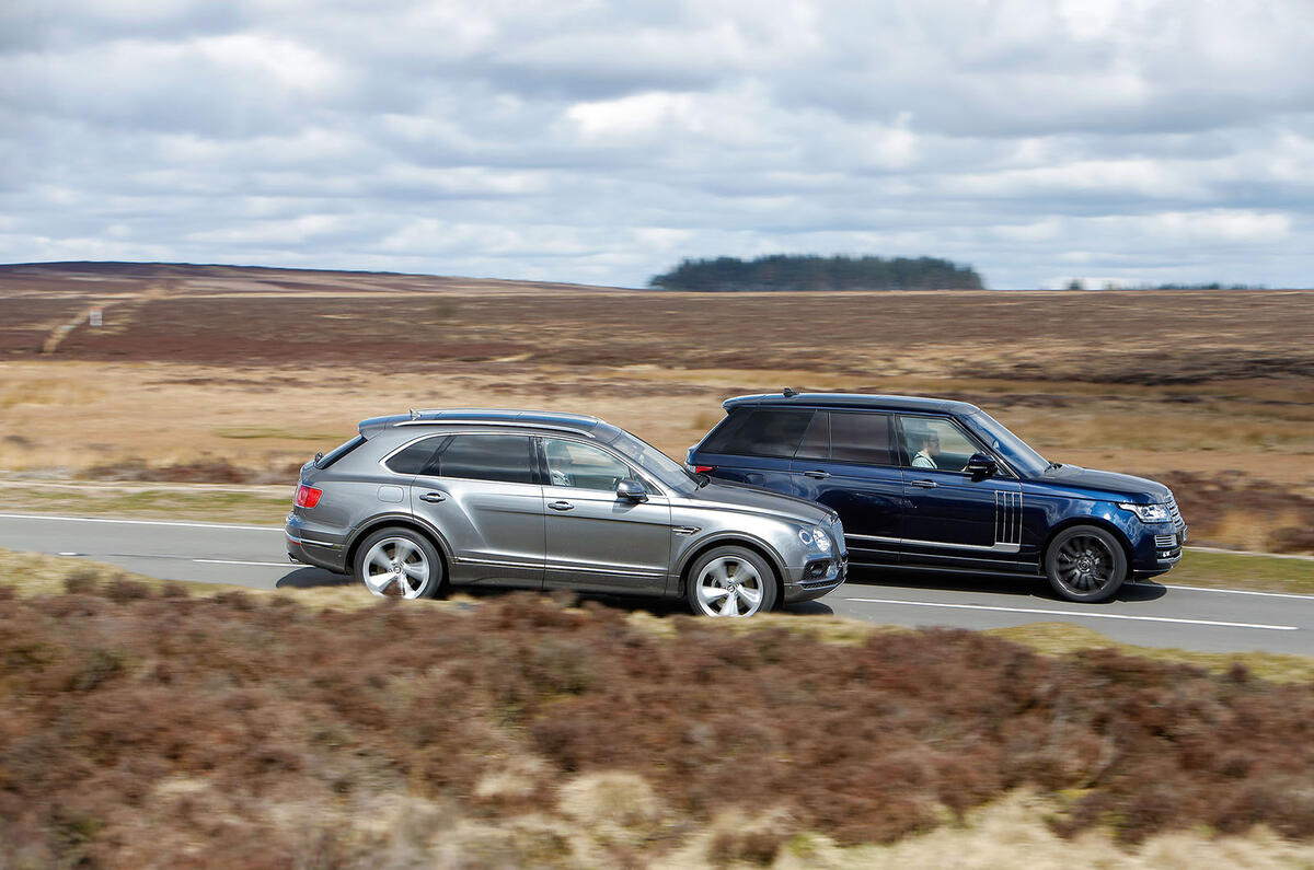 Bentley Bentayga vs Range Rover