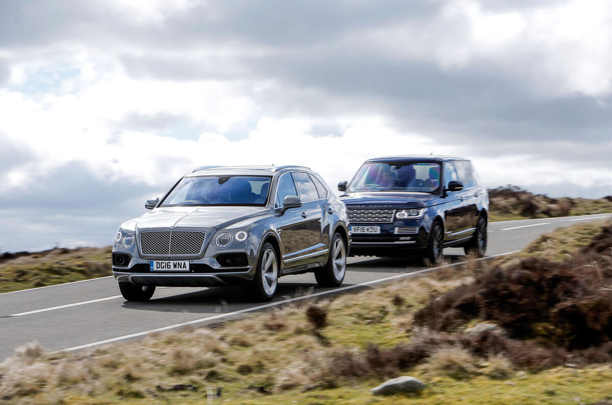 Bentley Bentayga vs Range Rover