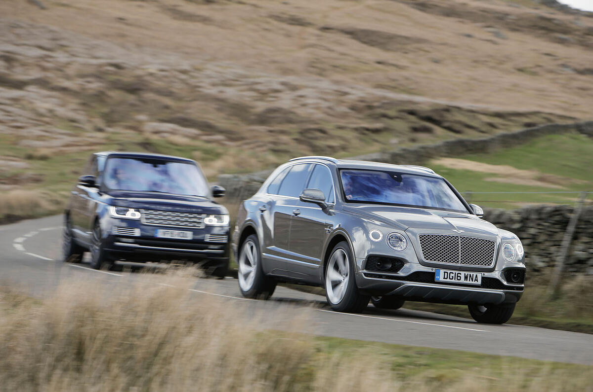 Bentley Bentayga vs Range Rover