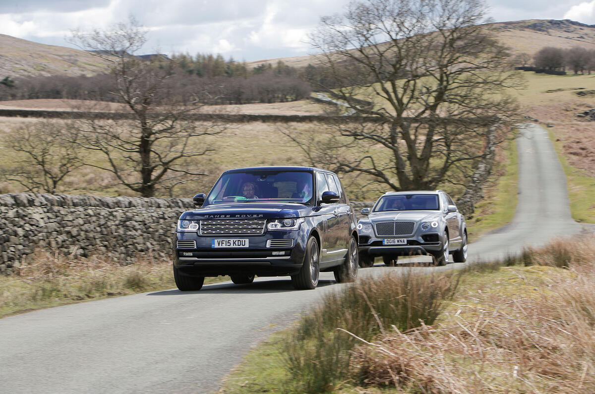 Bentley Bentayga vs Range Rover