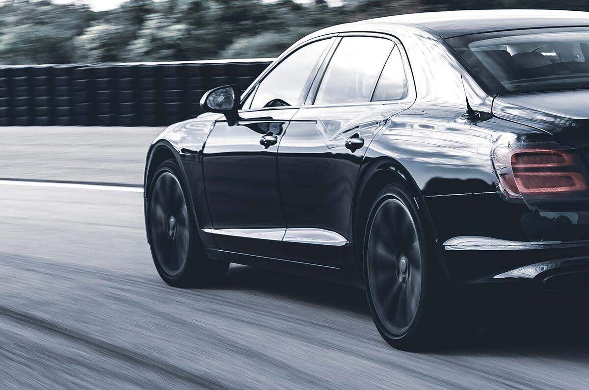 Bentley Flying Spur prototype at Nardo
