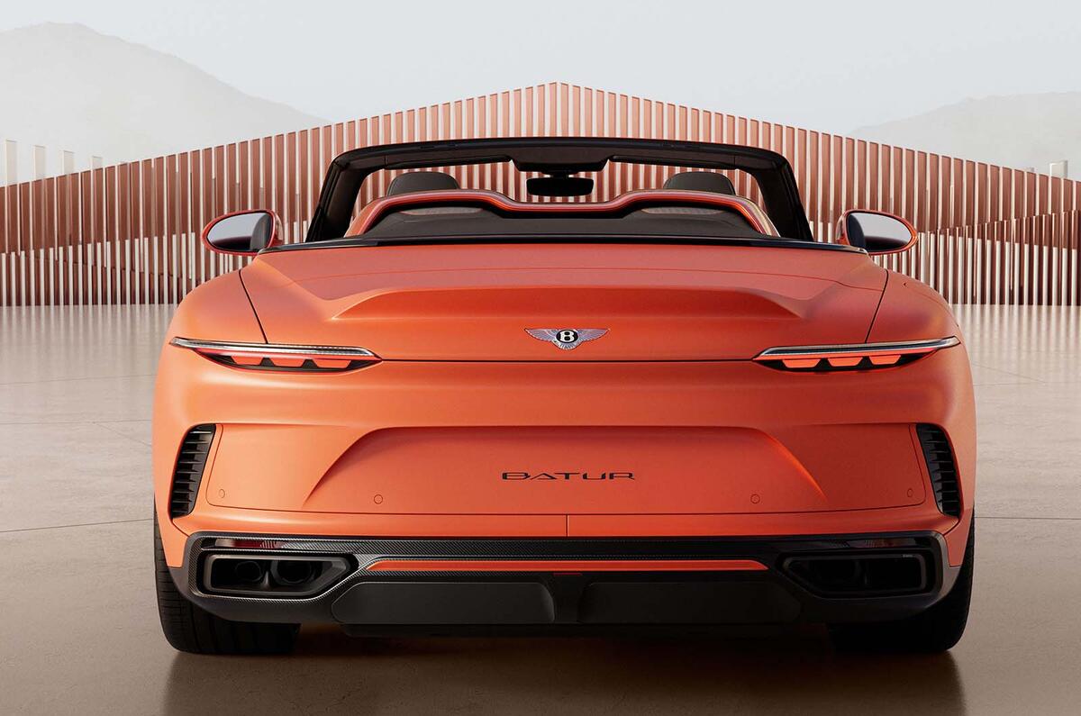 Bentley Batur Convertible rear Bentley Batur Convertible rear