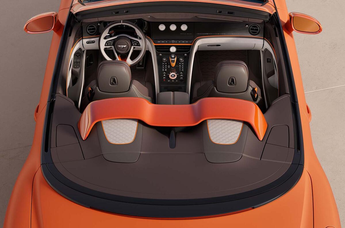 Bentley Batur Convertible roof off Bentley Batur Convertible roof off