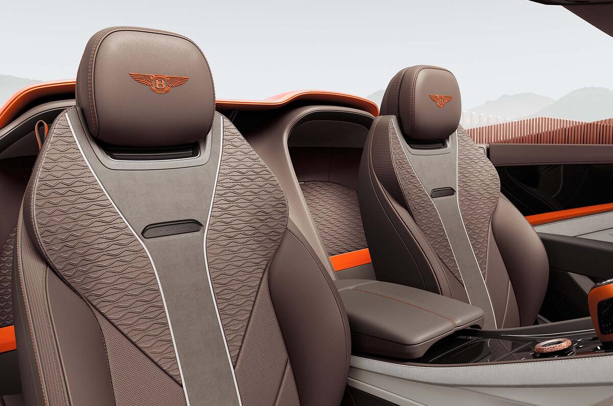 Bentley Batur Convertible seats Bentley Batur Convertible seats