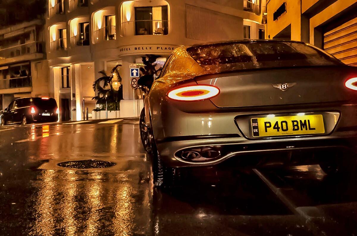 Bentley Continental GT rear lights on Bentley Continental GT rear lights on