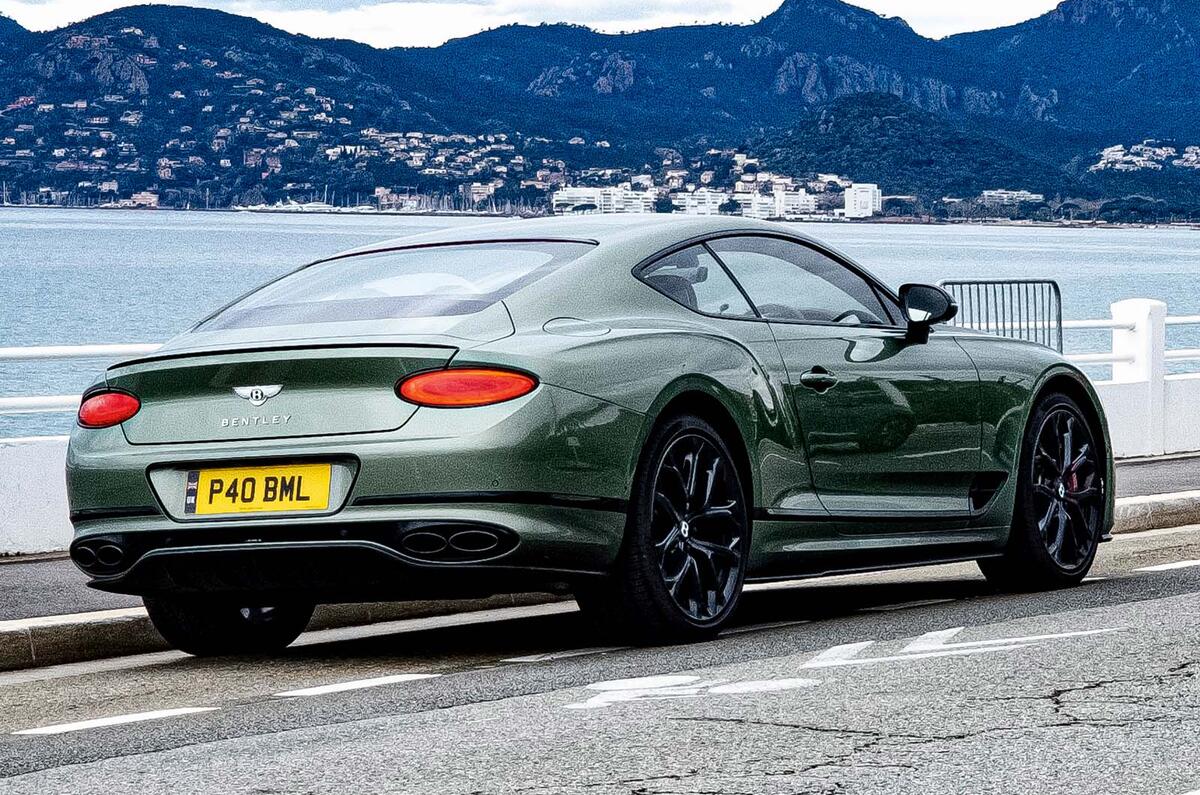 Bentley Continental GT rear three quarter Bentley Continental GT rear three quarter