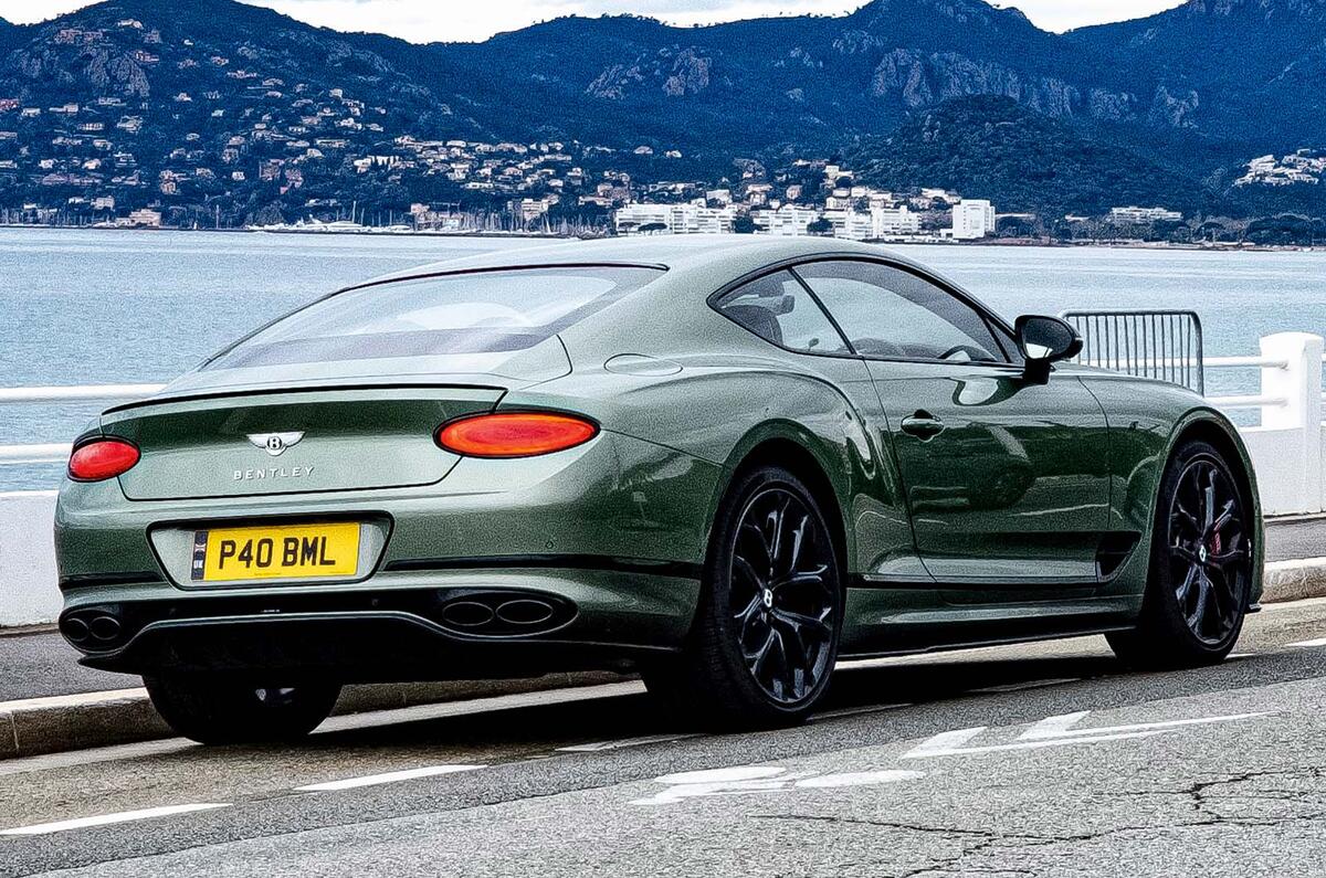 Bentley Continental GT rear three quarter Cannes Bentley Continental GT rear three quarter Cannes
