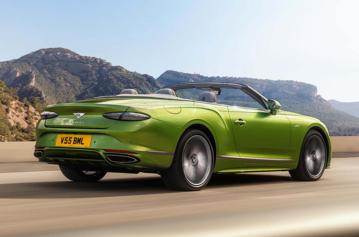 Bentley Continental GTC Speed rear three quarter Bentley Continental GTC Speed rear three quarter