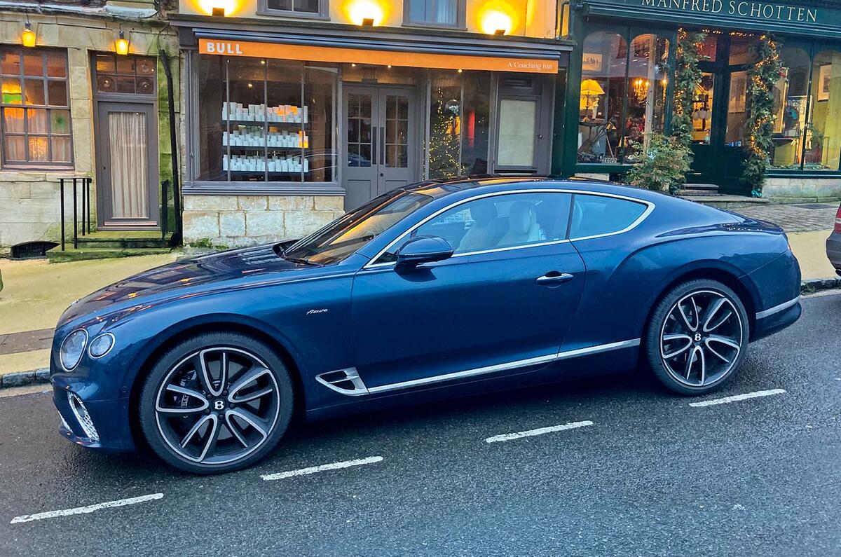 Bentley continental side Bentley continental side