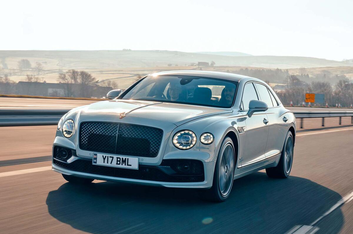 Bentley Flying Spur front three quarter