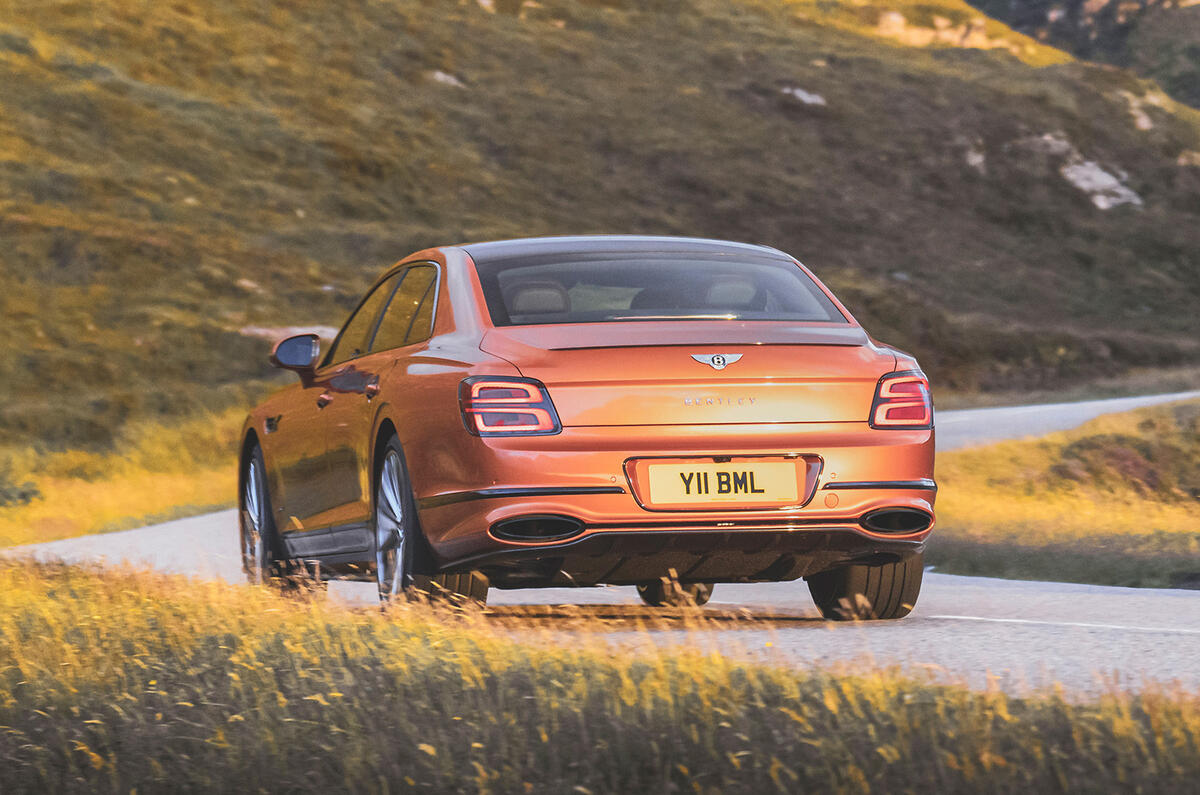 Bentley Flying Spur Speed rear cornering