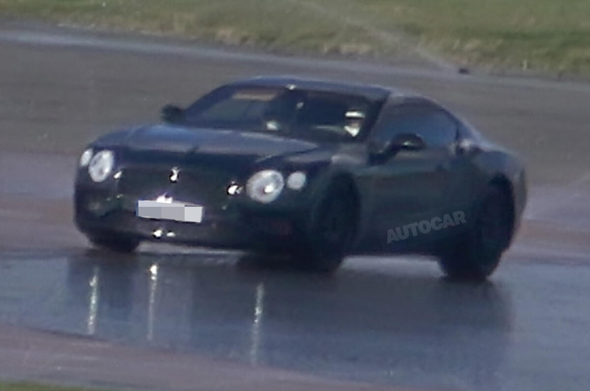 Bentley Continental GT 2018 test mule