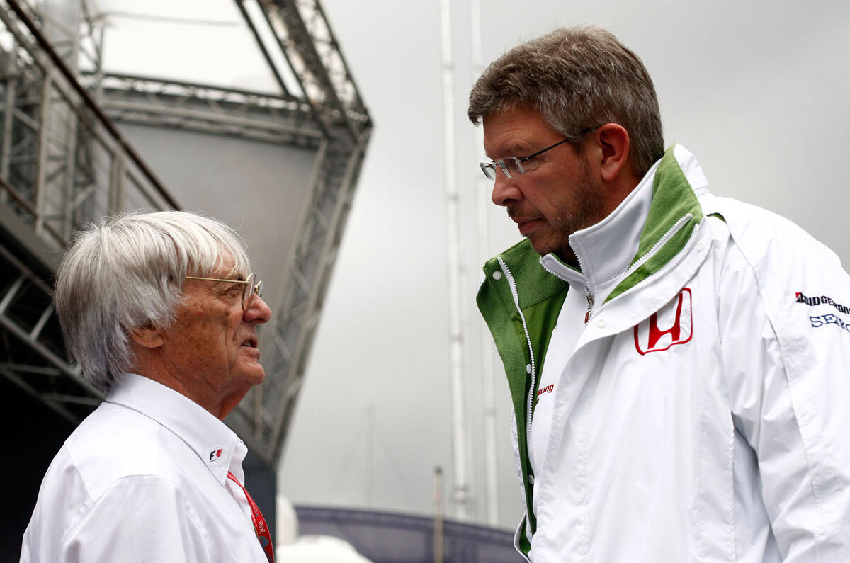 Bernie Ecclestone leaves F1