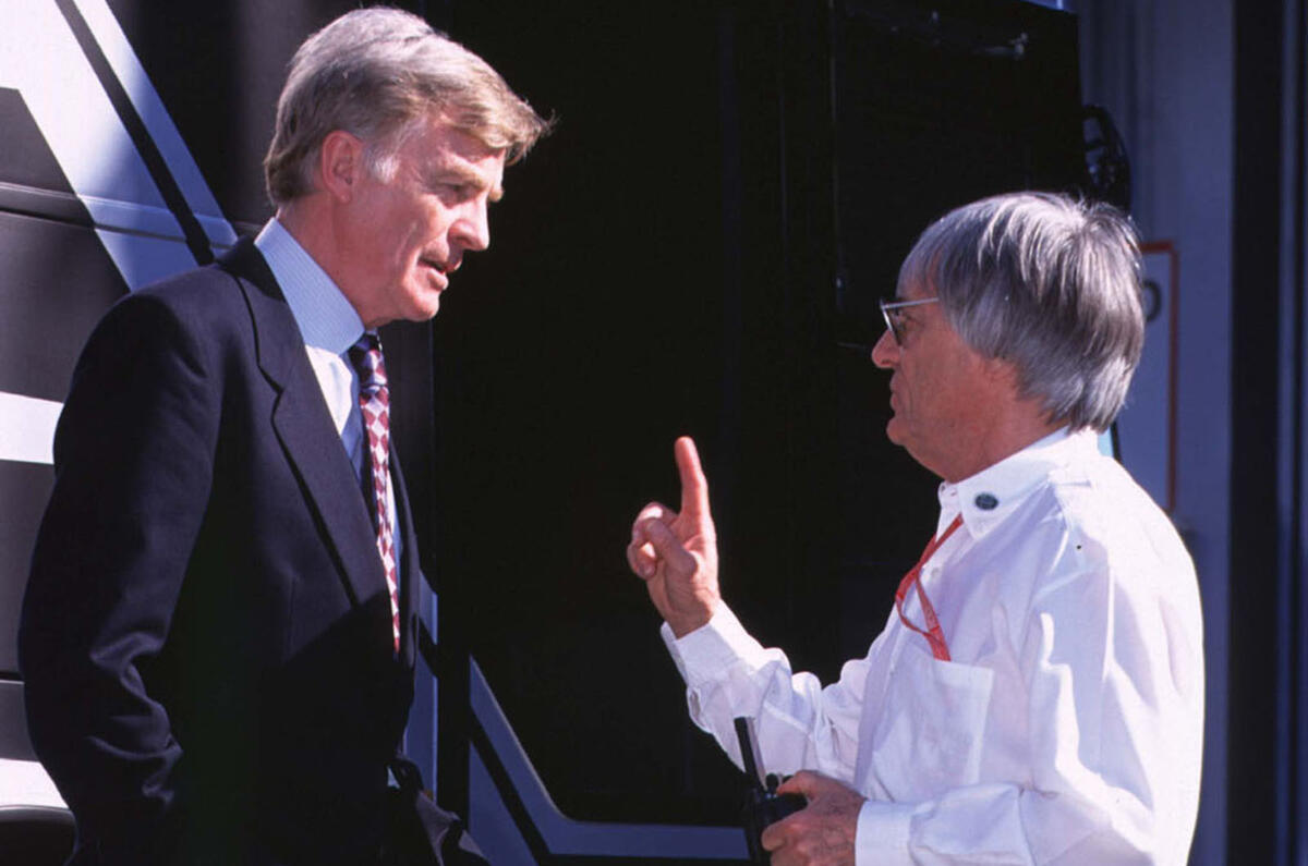 Bernie Ecclestone leaves F1