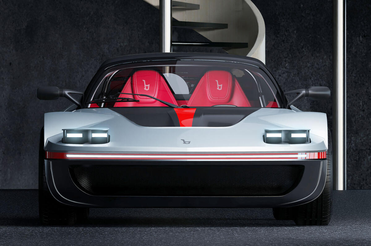 Bertone Runabout 2024 front lights up Bertone Runabout 2024 front lights up