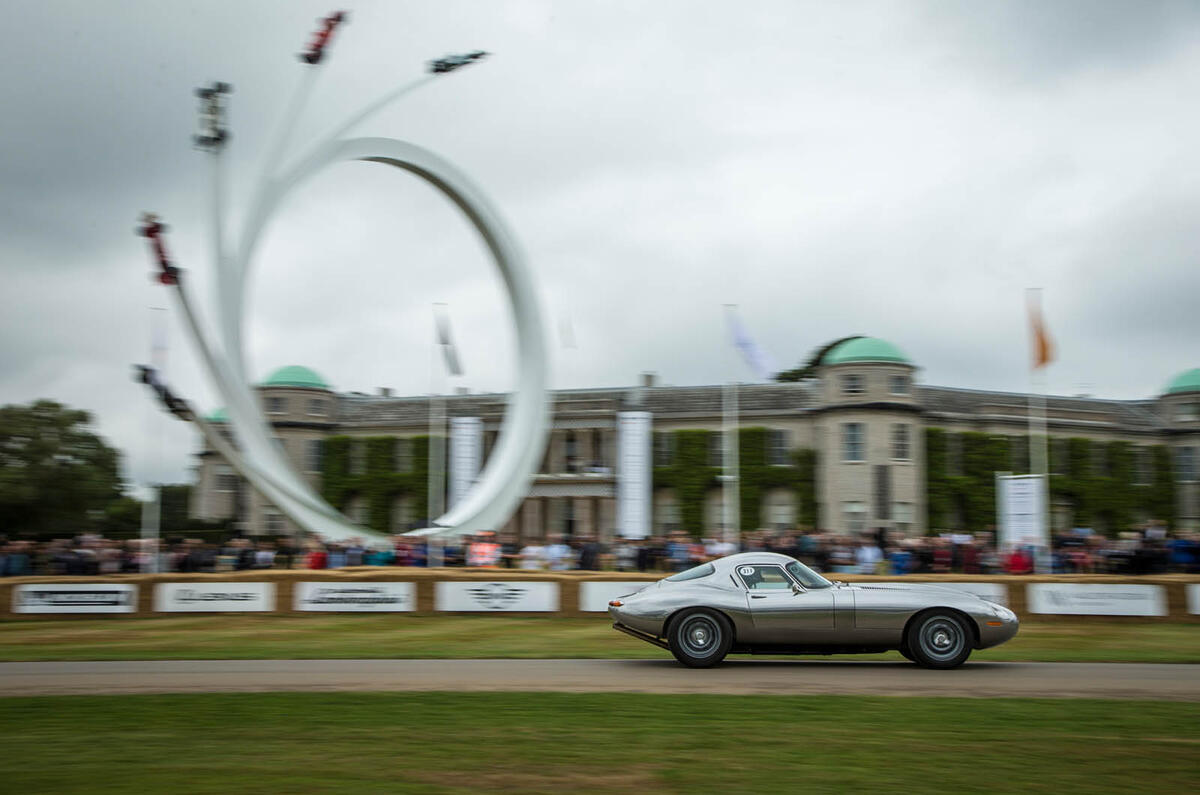 BERNIE ECCLESTONE SCULPTURE: The central feature at Goodwood celebrate Bernie Ecclestone