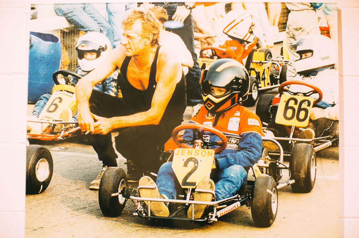 Jenson Button and his father John