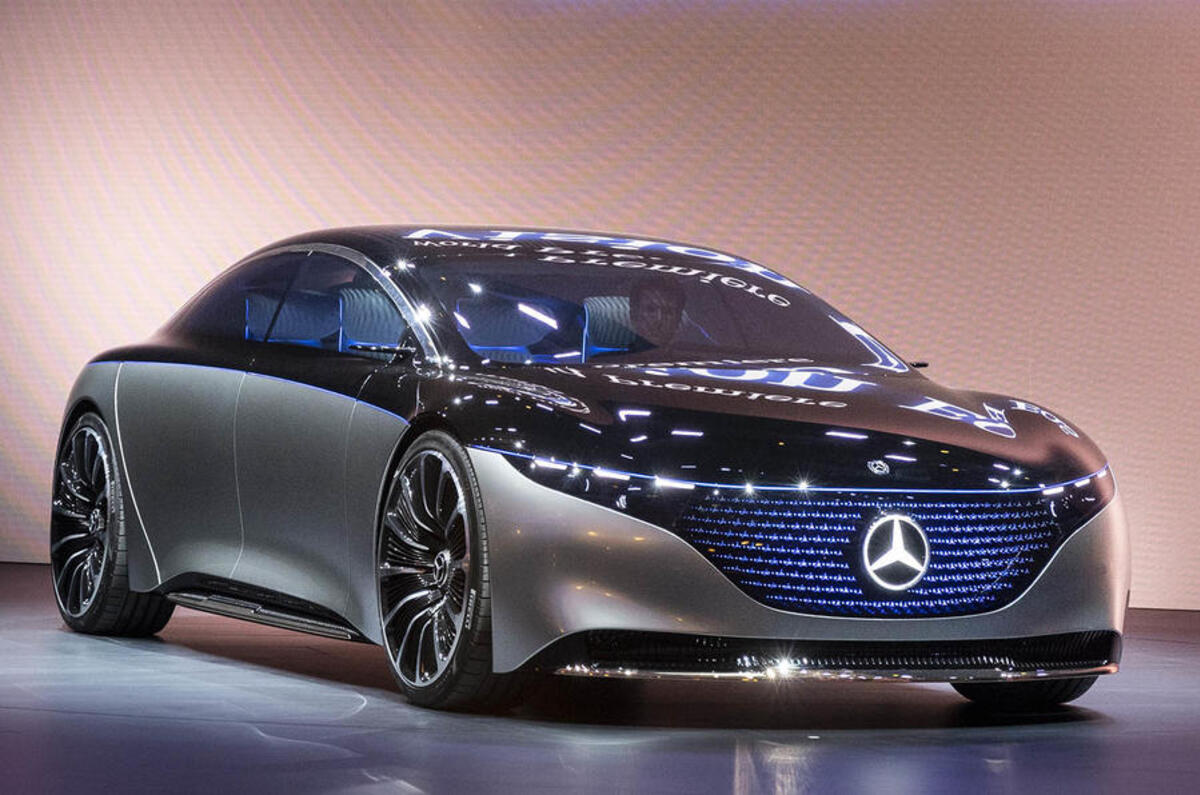 Mercedes-Benz Vision EQS at Frankfurt motor show 2019