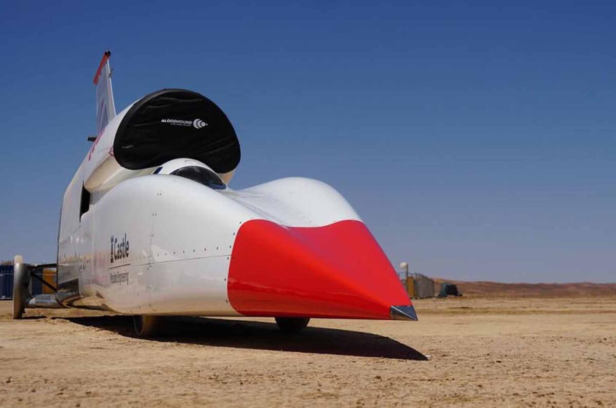 Bloodhound desert spec front