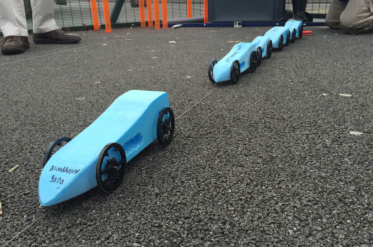 Bloodhound rocket cars