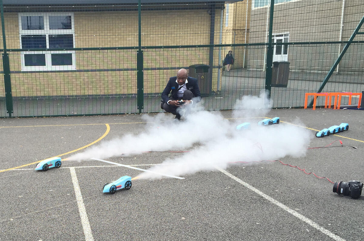 Bloodhound rocket cars