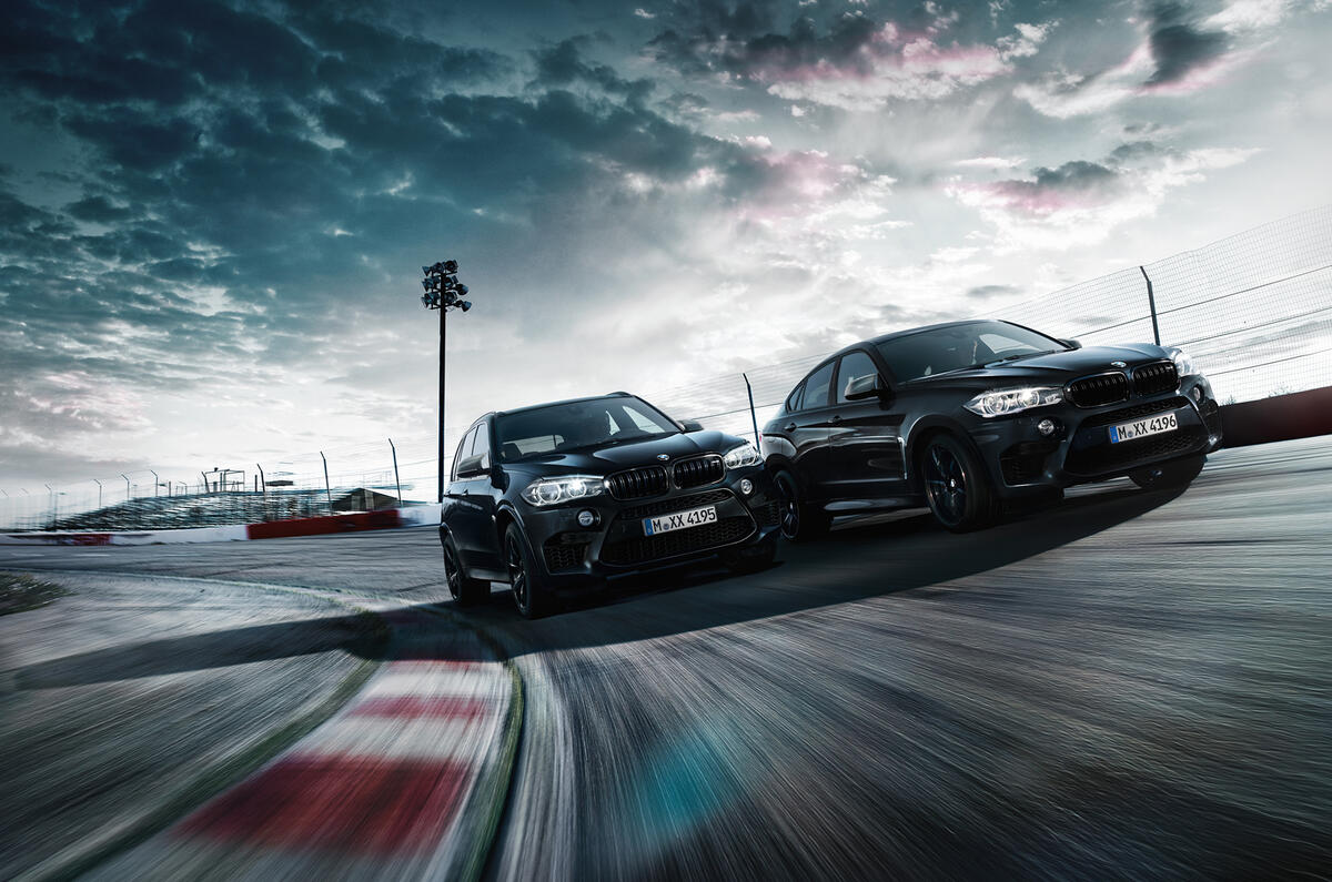 BMW X5M and X6M Black Fire editions revealed