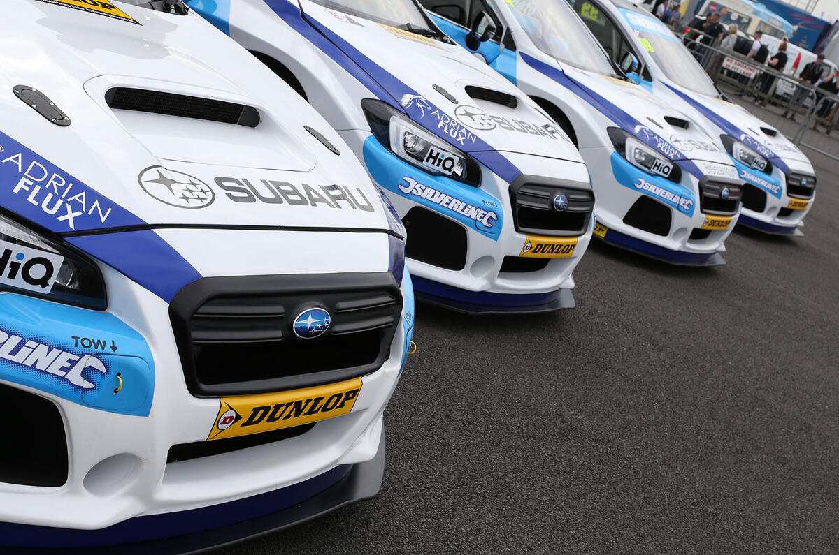 Thruxton BTCC tyres