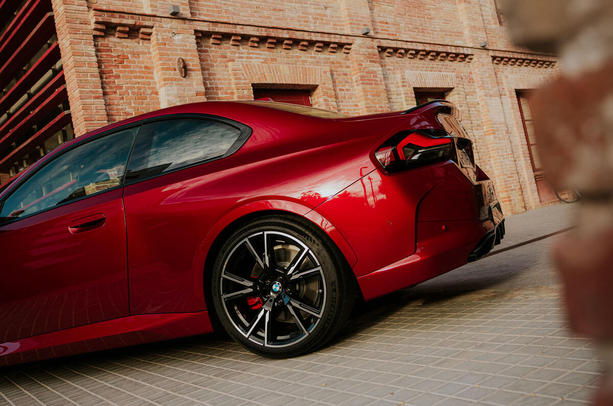 BMW 2 Series 2024 update rear quarter static BMW 2 Series 2024 update rear quarter static