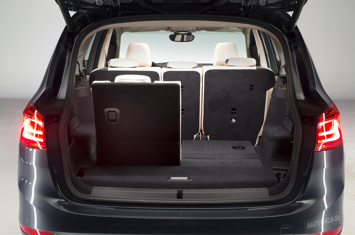 BMW 2 Series Gran Tourer Boot Folded Seats