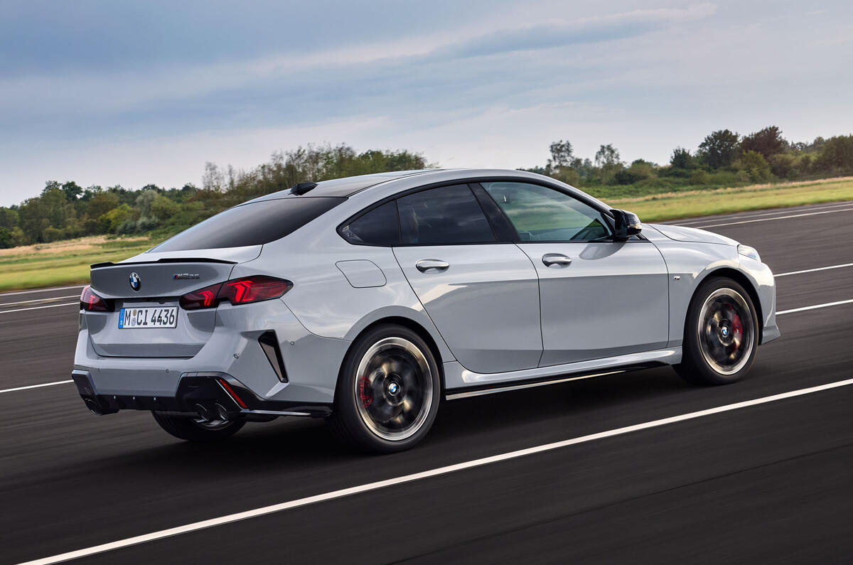 BMW 2 Series Gran Coupe rear quarter tracking BMW 2 Series Gran Coupe rear quarter tracking