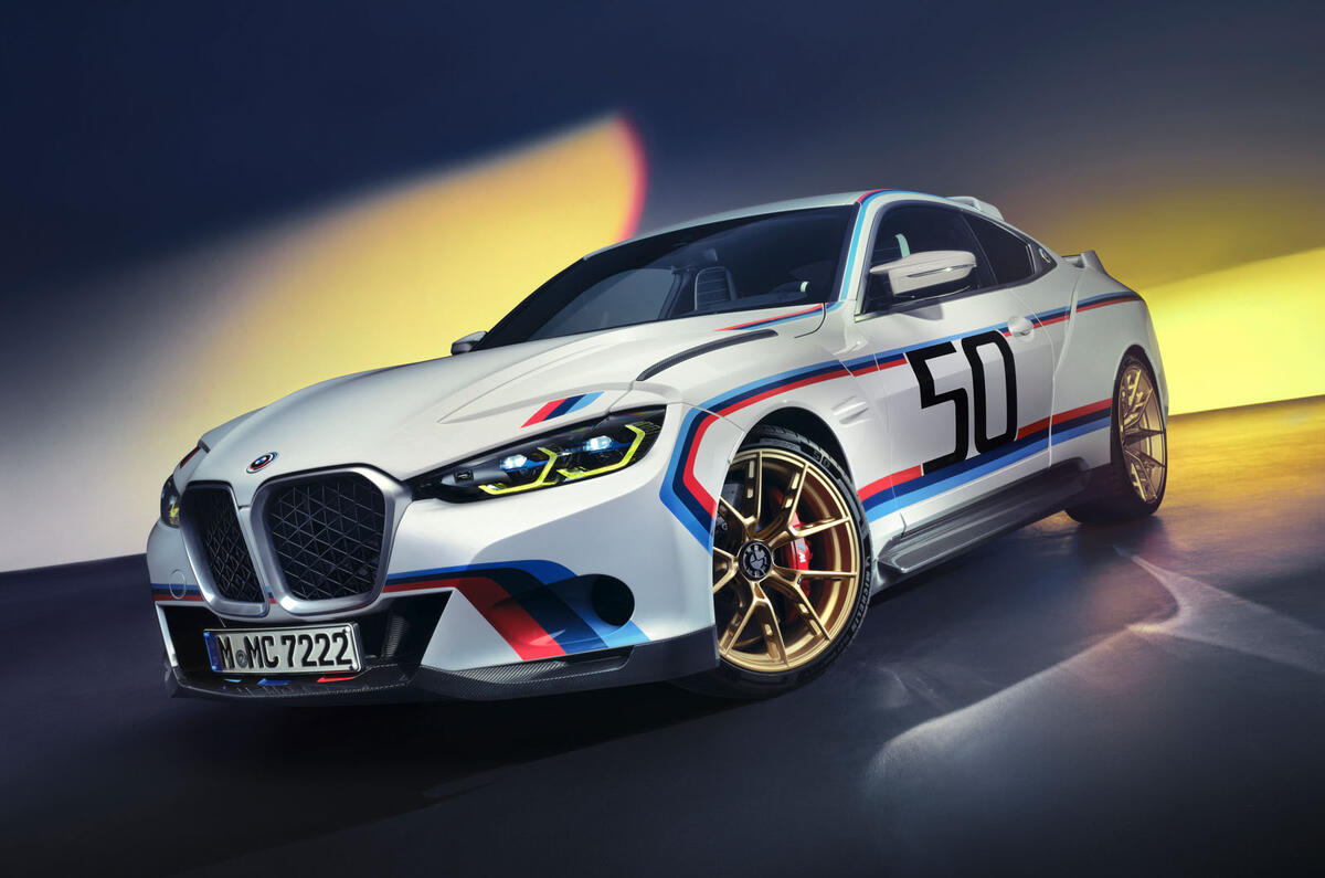 BMW 3.0 CSL 2022 front quarter static BMW 3.0 CSL 2022 front quarter static