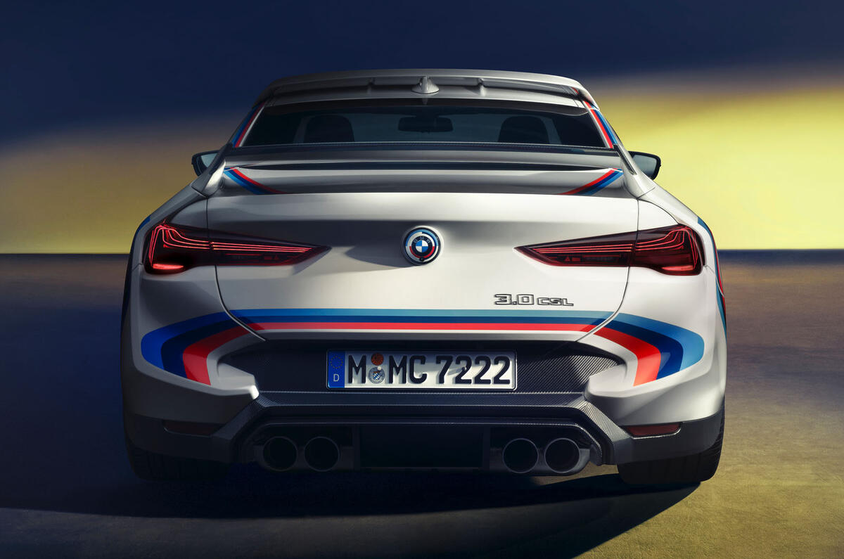 BMW 3.0 CSL 2022 rear static BMW 3.0 CSL 2022 rear static