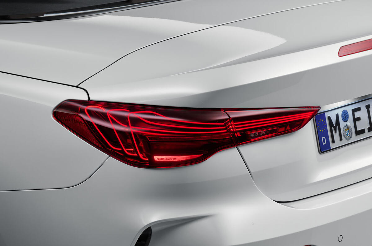 BMW 4 Series 2024 light rear