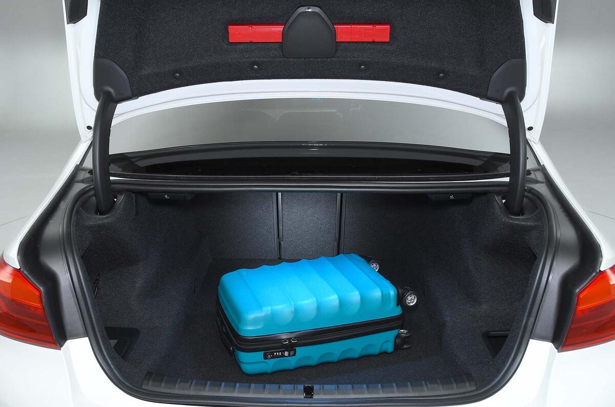 BMW 5 Series boot open BMW 5 Series boot open